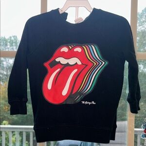 H&M The Rolling Stones Black Infant Sweatshirt Size 12-18 months